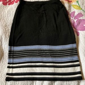 Jersey pencil skirt